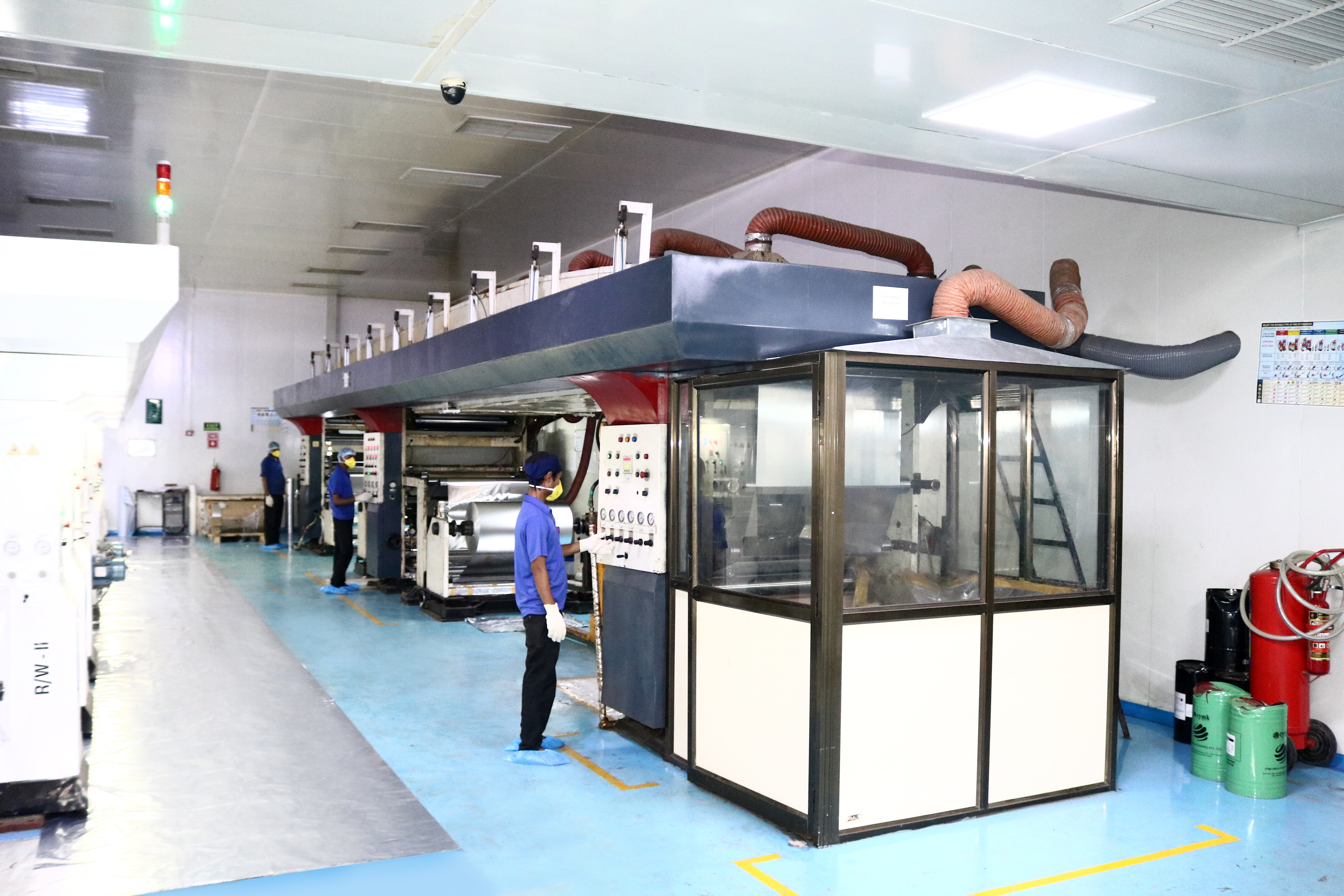 The Heat Seal Lacquer (HSL) coating line with Wet & Dry Lamination Facilities